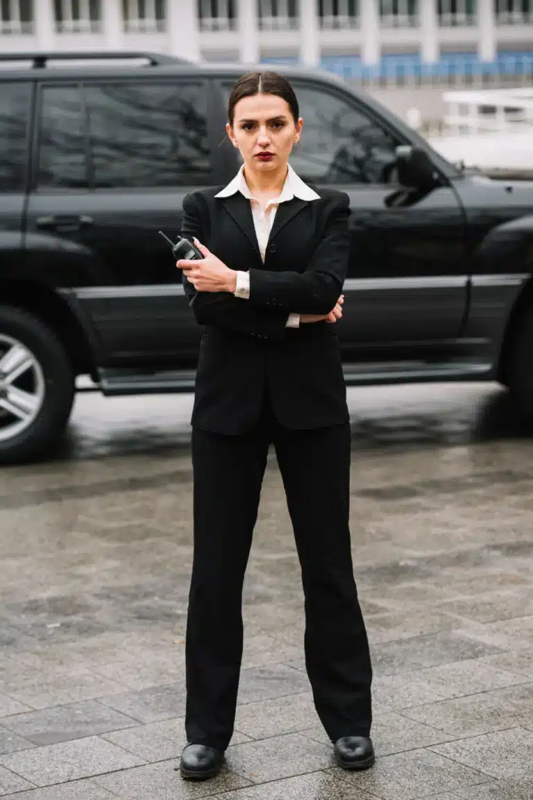 garde du corps femme lors d’un déplacement hôtel