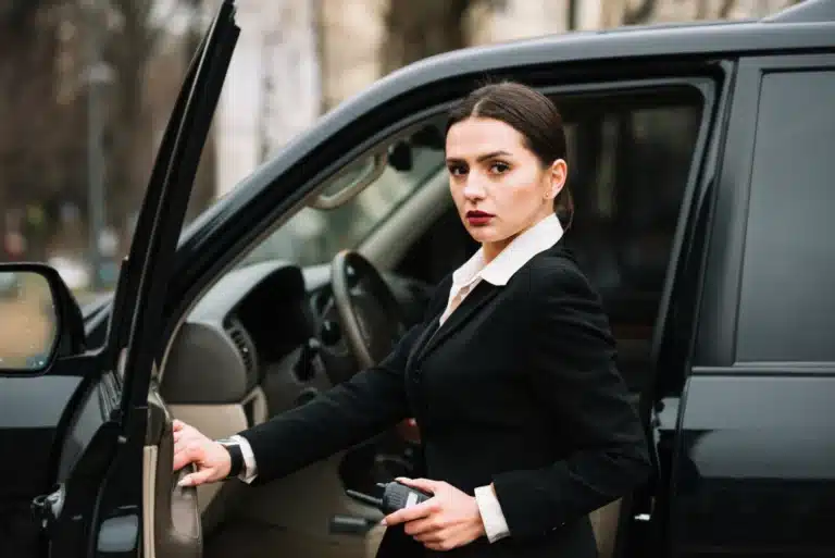 déplacement hôtel sécurité protection rapprochée femme chauffeuse