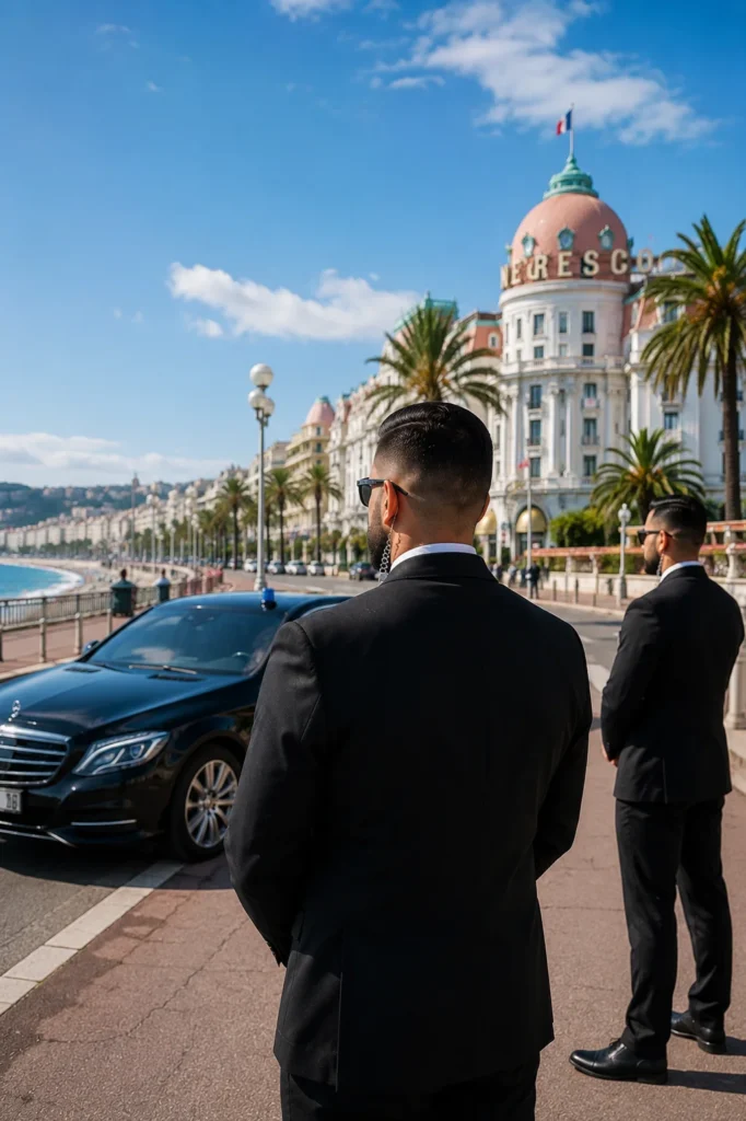 Deux gardes du corps en mission à Nice