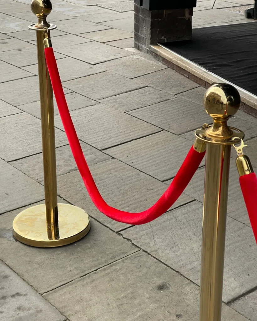 cordon pour délimiter zone VIP